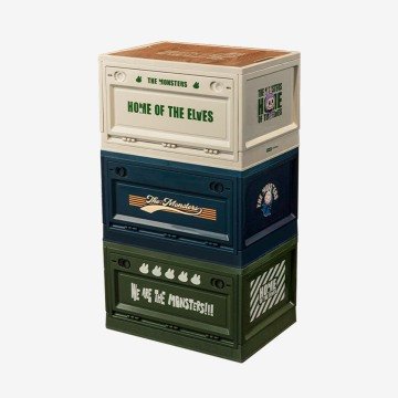 THE MONSTERS Home of the Elves Series-Storage Box(White&Green&Blue)